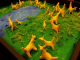 2014.TOKYOブリュット展 出展作品 「動物」熊谷 敏江 (サンかもめ利用者)